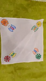 Pure Nepali cotton hanky Mithila panting art 20 thumbnail