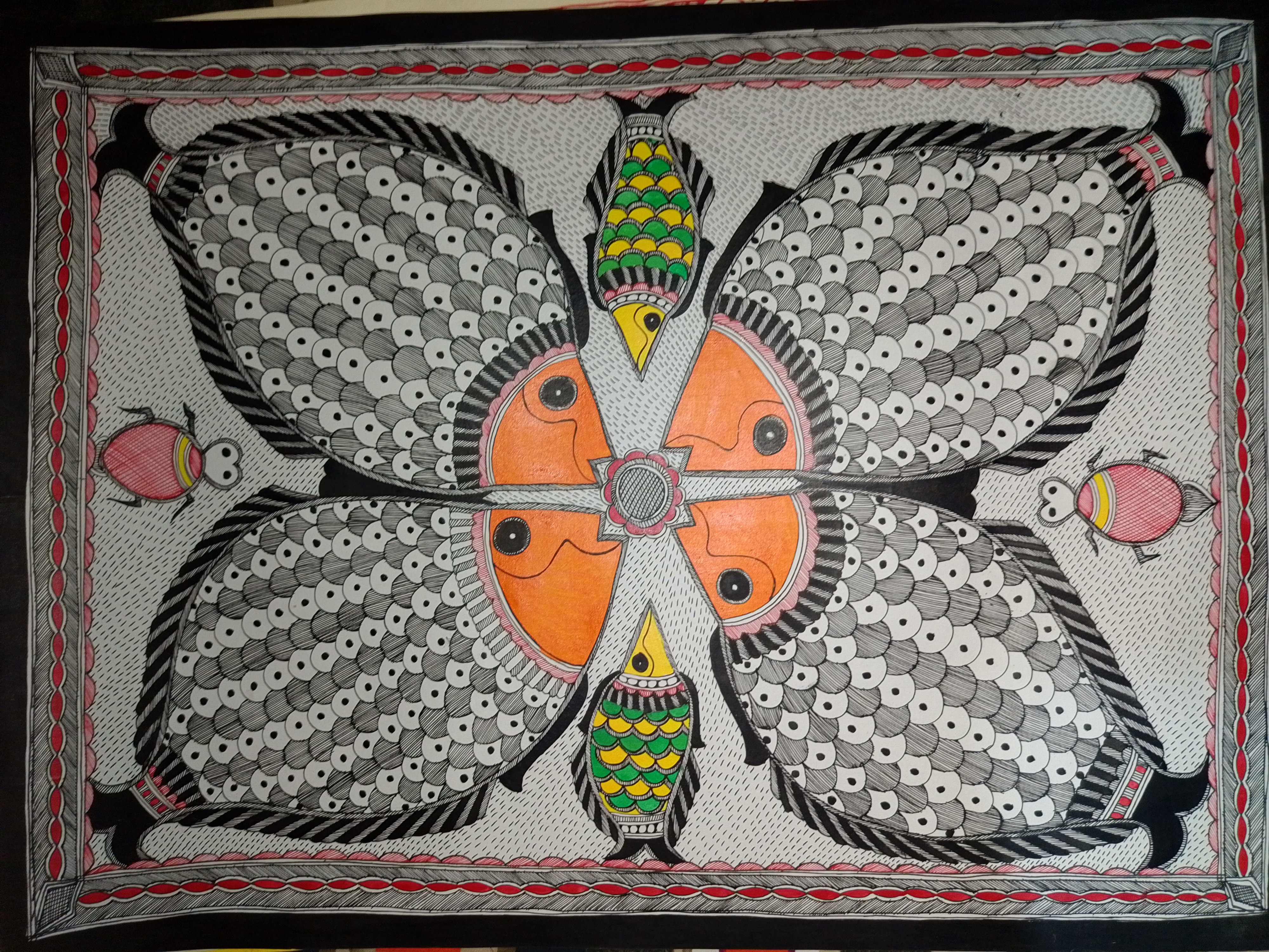 Beutiful mithila penting thumb 1