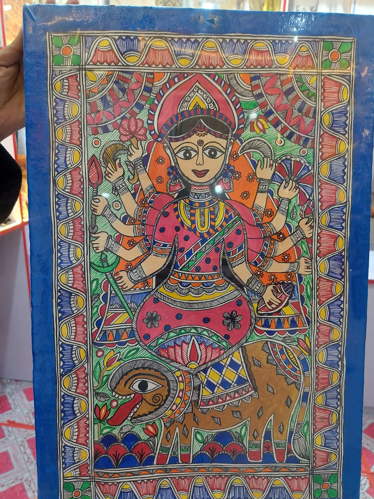 Goddess Durga Painting thumb 3